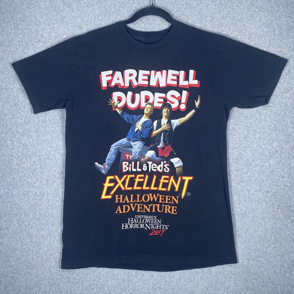 Universal Studios Halloween Horror Nights Shirt Mens M Bill & Ted Farewell Dudes